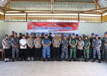 Melalui Coffe Morning Bidpropam Polda Malut Jalin Sinergitas Dengan Denpom XVI/1 Ternate
