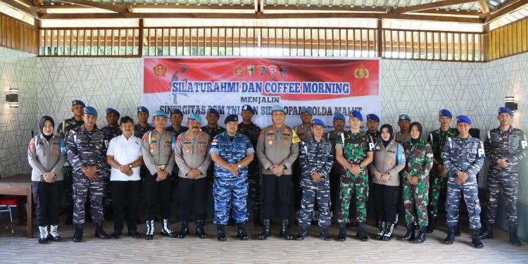 Melalui Coffe Morning Bidpropam Polda Malut Jalin Sinergitas Dengan Denpom XVI/1 Ternate