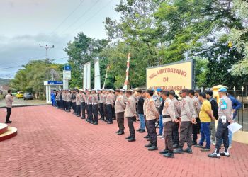 Jamin Keamanan, Polres Sula Terjunkan Ratusan Personil Guna Amakan Festival Tanjung Waka