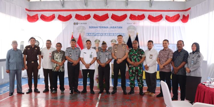 Kapolresta Tidore Hadiri Acara Sertijab dan Pisah Sambut Ka Rutan Kelas II B Soasio