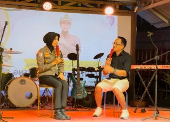 Satlantas Polres Halteng Sentuh Hati Kaum Muda Lewat “Malam Minggu Bersama Satlantas”