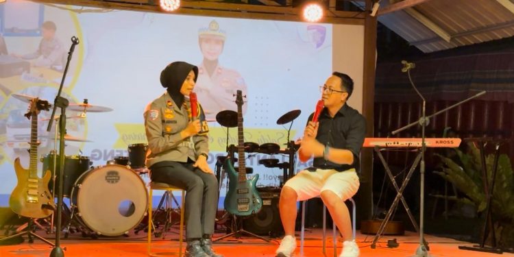 Satlantas Polres Halteng Sentuh Hati Kaum Muda Lewat “Malam Minggu Bersama Satlantas”