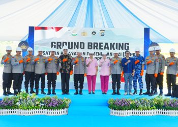 Dukung Penuh Program MBG, Kapolri Hadiri Groundbreaking 9 SPPG Polda Riau