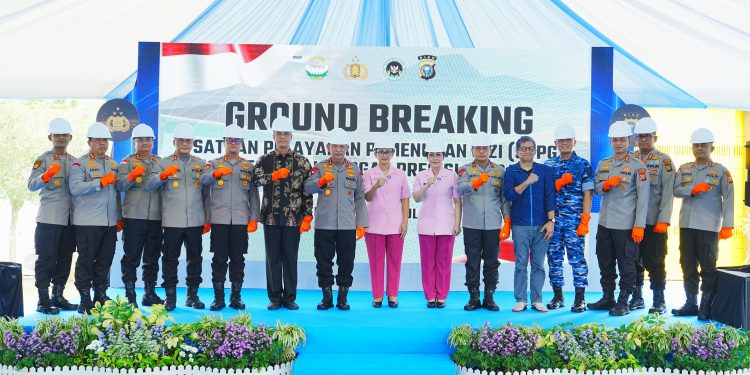 Dukung Penuh Program MBG, Kapolri Hadiri Groundbreaking 9 SPPG Polda Riau