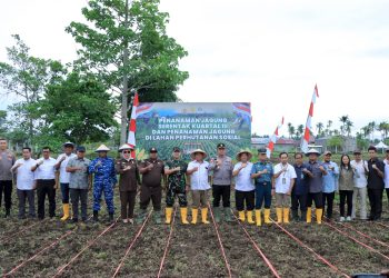 Wakapolda Malut Hadiri Penanaman Jagung Serentak Dukung Ketahanan Pangan Nasional
