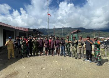 Empat Anggota KKB Kodap III Sinak Nyatakan Ikrar Setia kepada NKRI di Puncak, Papua Tengah