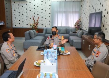 Kapolda Maluku Utara Terima Kunjungan Tim Puslitbang Polri