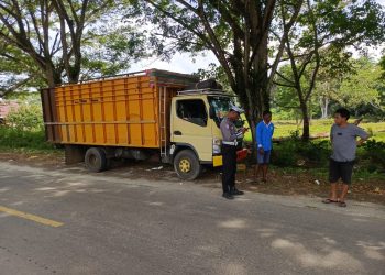 Giat Sosialisasi tentang kamseltibcar dan Kendaraan OVER DIMENSION DAN OVER LOADING