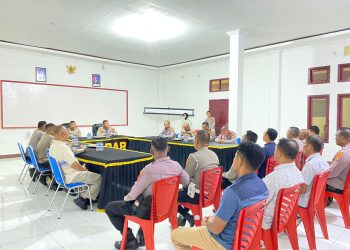 “Polres Halbar Terima Kunjungan Supervisi Biro OPS Polda Malut, Bahas Isu Strategis Keamanan”