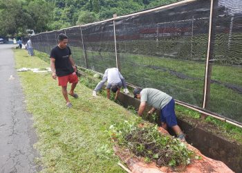 “Wujud Kepedulian Lingkungan, Polsek Ibu dan Warga Lakukan Korvei di Tongute Ternate”