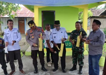 Resmikan Siskamling, Kapolres Apresiasi Peran Kades dan Tokoh Masyarakat Untuk Harkamtibmas