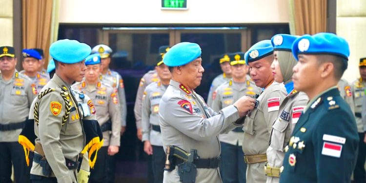 Wakapolri Pimpin Upacara Purna Tugas 139 Personel Kontingen Garuda Bhayangkara, Tegaskan Komitmen Indonesia Dukung Perdamaian Dunia