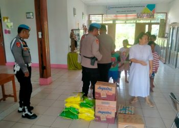 Rayakan HUT ke-23, Propam Polres Halut Tebar Kepedulian Lewat Bakti Sosial di Panti Asuhan