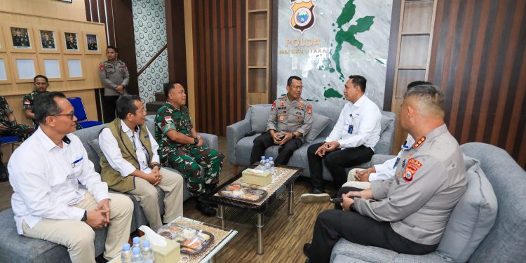 Kapolda Malut Terima Silaturahmi Direktur Utama Perum Bulog