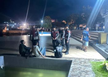 Patroli Malam Sat Samapta Polres Ternate Hadirkan Rasa Aman di Tengah Masyarakat