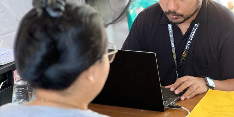 Polres Halteng Gelar Pelayanan SKCK di Stand Pameran HUT Kabupaten ke-35