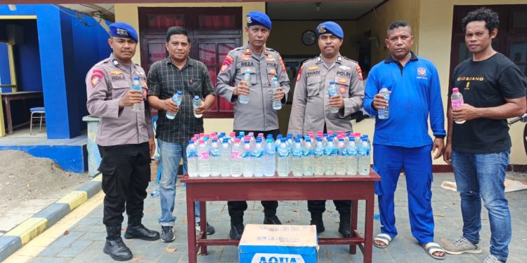 Upaya Tekan Peredaran Miras, Polairud Amankan 135 Botol Cap Tikus