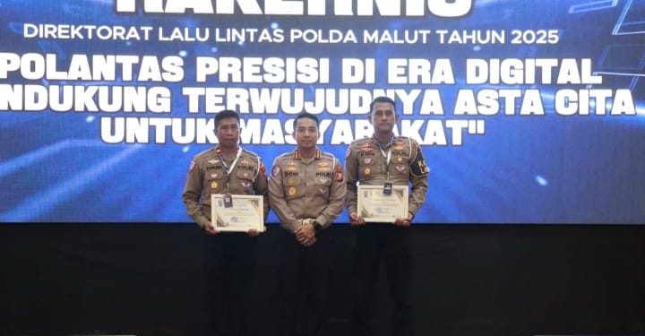 Satlantas Polres Kepulauan Sula Raih Peringkat 1 Penginputan Data Kecelakaan Lalu Lintas Tingkat Polda Maluku Utara