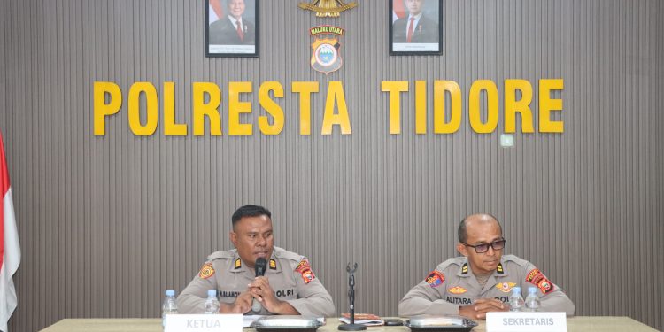 Polresta Tidore Gelar Sidang BP4R bagi Personel yang Akan Melaksanakan Pernikahan