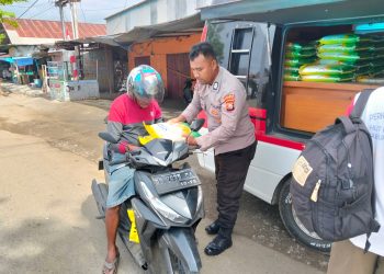 Polres Kepulauan Sula Gelar Gerakan Pangan Murah untuk Masyarakat Berpenghasilan Rendah
