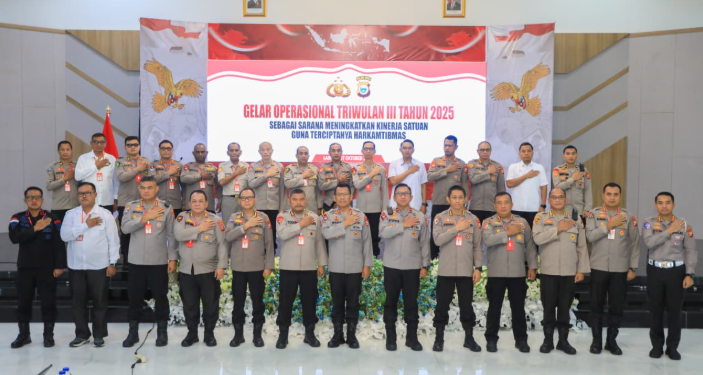 Kapolda Maluku Utara Buka Gelar Operasional Triwulan III, Tekankan Profesionalisme dan Reformasi Kultural Polri