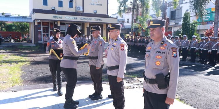 Polres Ternate Launching Pamapta, Kapolres Tekankan Fondasi Disiplin Dan Loyalitas