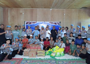 Peringati HUT ke-23, Propam Polda Malut Gelar Syukuran dan Berbagi Kasih di Pesantren