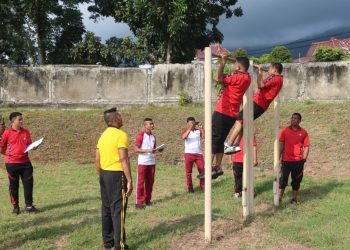 Polresta Tidore Laksanakan Tes Kesamaptaan Jasmani Berkala Semester II Tahun 2025