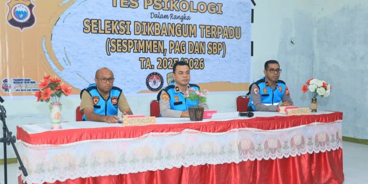 Polda Malut Laksanakan Seleksi Psikologi CAT untuk Pendidikan Alih Golongan Polri