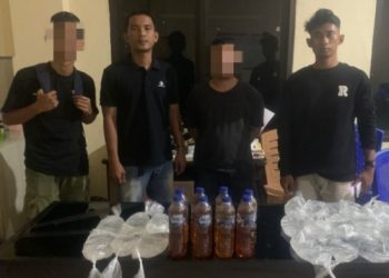 Sat Samapta Polres Ternate Amankan Penjual Minuman Beralkohol Ilegal di Dua Lokasi Berbeda