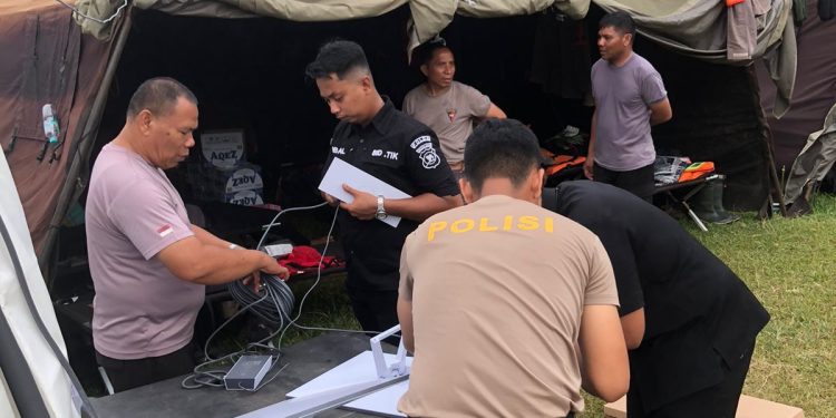 Jaringan Internet Polri Hadir di 76 Titik Bencana: Menghubungkan Harapan, Mengobati Rindu