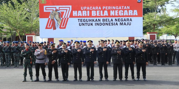 Polda Malut Gelar Upacara Hari Bela Negara ke-77, Tegaskan Semangat Persatuan Bangsa