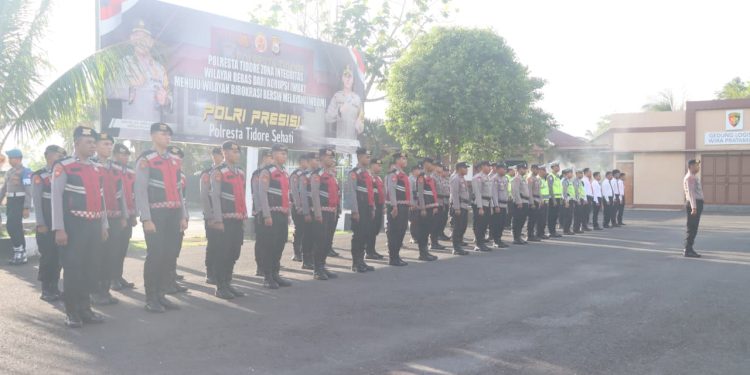 Polresta Tidore Laksanakan Upacara Hari Bela Negara Ke-77 Tahun 2025