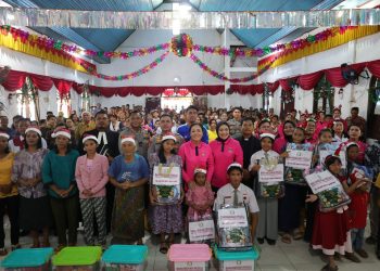 Hadir Membawa Harapan, Kapolda Sumut Rayakan Natal Bersama Korban Bencana di Tapanuli Selatan