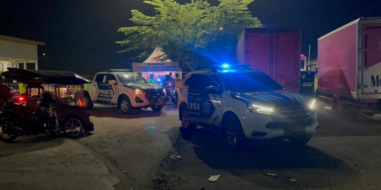 Malam Pertama Operasi Lilin Kie Raha 2025, Personel Amankan Kota Sofifi