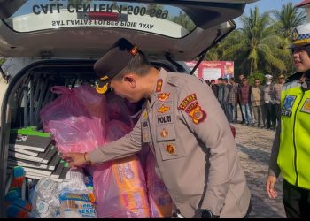 Peti Pendingin Jenazah Bantuan Polda Riau Tiba di RSUD Lubuk Basung Agam