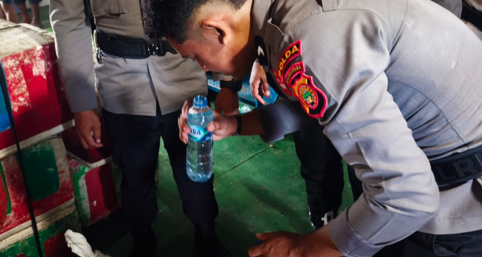 Hari ke II OPS Pekat Kieraha I 2026 , Polres Kepulauan Sula Amankan puluhan Miras Ilegal